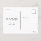 einfaches benutzerdefiniertes Foto wird meine Kart Postkarte (Rückseite)