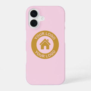 Einfaches benutzerdefiniertes Geschäft-Logo iPhone 16 Hülle