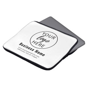 Einfaches benutzerdefiniertes Geschäftslogo Laptopschutzhülle