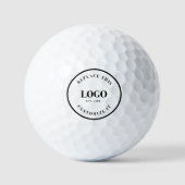 Einfaches benutzerdefiniertes Geschäftslogo Marken Golfball (Vorderseite)