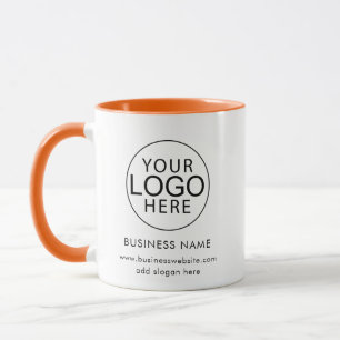 Einfaches benutzerdefiniertes Geschäftslogo Tasse