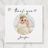 Einfaches benutzerdefiniertes klassisches Foto Geschenkanhänger (Vorderseite)