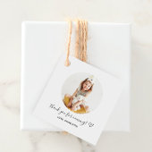 Einfaches benutzerdefiniertes klassisches Foto Geschenkanhänger