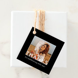 Einfaches benutzerdefiniertes klassisches Foto Geschenkanhänger