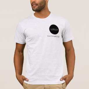 Einfaches benutzerdefiniertes Logo für Mitarbeiter T-Shirt