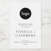 Einfaches, benutzerdefiniertes Logo Modernes, mini Lebensmitteletikett (Einzelnes Label)