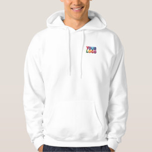 Einfaches benutzerdefiniertes Logo und Text Geschä Hoodie