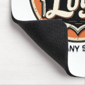 Einfaches benutzerdefiniertes Logo und Text Geschä Mousepad (Ecke)