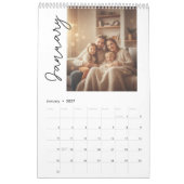 Einfaches benutzerdefiniertes modernes Design-Foto Kalender (Jan 2027)