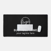 Einfaches, benutzerdefiniertes, modernes Logo-Gesc Schreibtischunterlage (Tastatur & Maus)