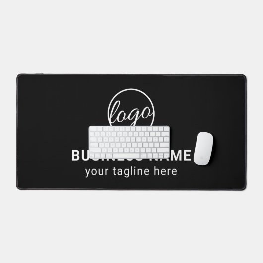 Einfaches, benutzerdefiniertes, modernes Logo-Gesc Schreibtischunterlage (Tastatur & Maus)