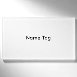 Einfaches Benutzerdefiniertes Namensschild Namenschild