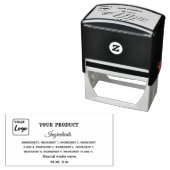 Einfaches, benutzerdefiniertes Produktlogo Permastempel (Beispiel)