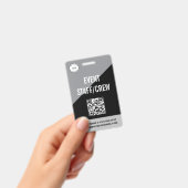Einfaches benutzerdefiniertes QR-Code-Logo für Eve Ausweis (Handheld)