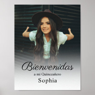Einfaches, benutzerdefiniertes Quinceanera-Foto Be Poster