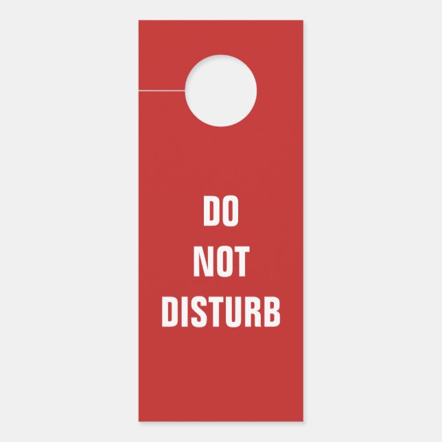 Einfaches, benutzerdefiniertes Text-Doppeltürhänge Türanhänger (Vorderseite)