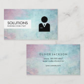 Einfaches Beruflich-stilvolles Texture Business-Ic Visitenkarte (Vorne/Hinten)