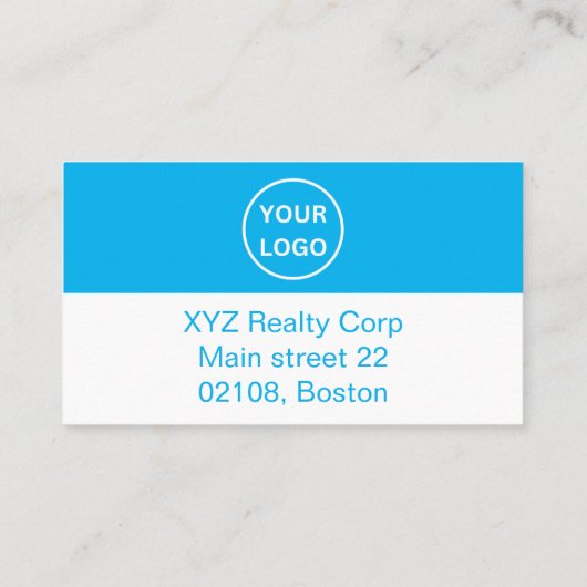 Einfaches Berufliches Anwesen, das wir kaufen Visitenkarte (Rückseite)