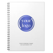Einfaches Berufliches Business-Logo Notizblock (Vorderseite)