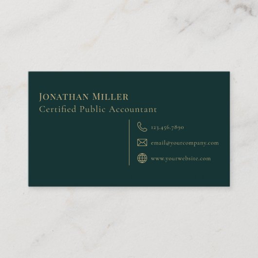 Einfaches Berufliches Compass-Logo Visitenkarte (Vorderseite)