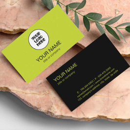 Einfaches Berufliches, elegantes Logo Minimalistis Visitenkarte