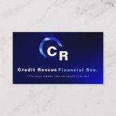 Einfaches Berufliches Foto für das Blue-Logo Visitenkarte (Vorderseite)