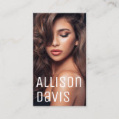 Einfaches Berufliches Foto Visitenkarte (Vorderseite)