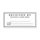 Einfaches Berufliches Geschäft, das durch Untersch Permastempel (Design)