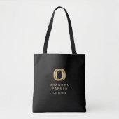 Einfaches Berufliches Gold-Business-Logo Tasche (Vorderseite)