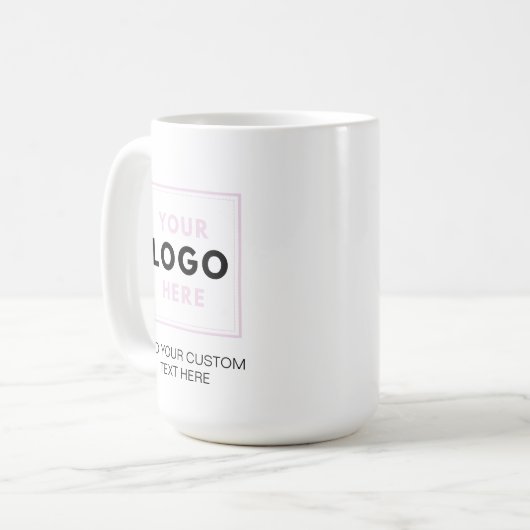Einfaches Berufliches Logo Kaffeetasse (Vorderseite Links)
