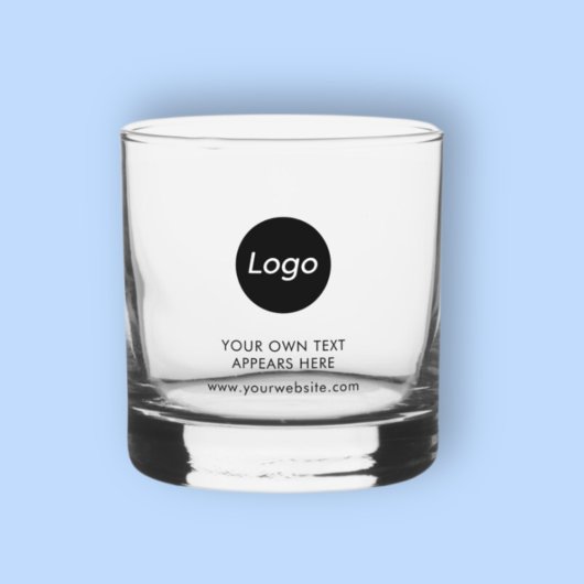 Einfaches Berufliches Logo Whiskyglas