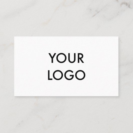 Einfaches berufliches Minimalistisches Logo Visitenkarte (Rückseite)