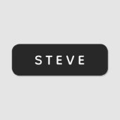 Einfaches Berufliches Mitarbeitergeschäft Namensschild (Vorderseite)