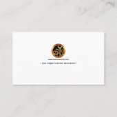 Einfaches berufliches Rot überlagert Visitenkarte (Rückseite)