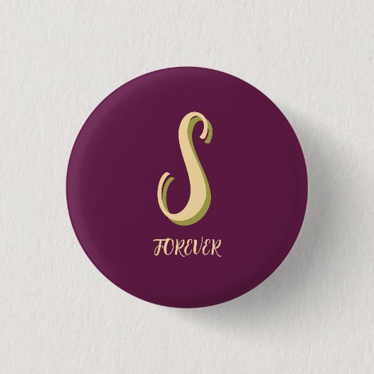 EINFACHES BESONDERES GESCHENK VATER FRAU FREUNDIN BUTTON (Vorderseite)