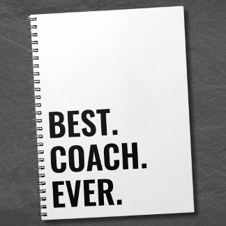Einfaches Best Coach für alle Zeiten Notizblock