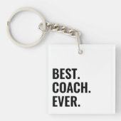 Einfaches Best Coach für alle Zeiten Schlüsselanhänger (Vorderseite)