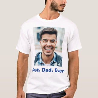 Einfaches 'Bester Vater aller Zeiten' Familienbild T-Shirt