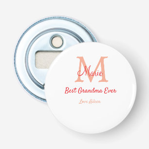 einfaches, bestes Oma-Monogramm Flaschenöffner