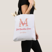 einfaches, bestes Oma-Monogramm Tasche (Von Nahem)