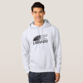 Einfaches Bibliotheks-Sweatshirt Hoodie (Vorne ganz)