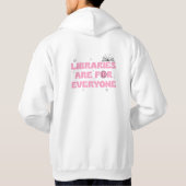 Einfaches Bibliotheks-Sweatshirt Hoodie (Rückseite)