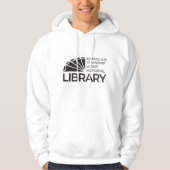 Einfaches Bibliotheks-Sweatshirt Hoodie (Vorderseite)