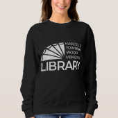 Einfaches Bibliotheks-Sweatshirt Sweatshirt (Vorderseite)