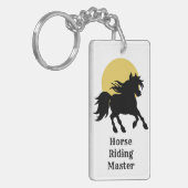 Einfaches Bild für den Reitpferd Schlüsselanhänger (Vorderseite links)