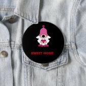 EINFACHES BLACK GENOMM SWEET ZUHAUSE MAGNET BUTTON (Beispiel)
