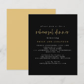 Einfaches Black Gold Probe Dinner einladen (Vorne/Hinten)