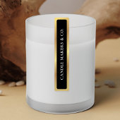 Einfaches Black & Gold-Tamper-Etikett für dünne Ke Etiketten