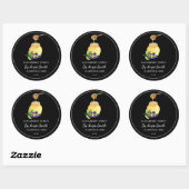 Einfaches BlackBerry-Honiglabel Runder Aufkleber (Blatt)