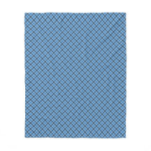 Einfaches Blau/Babyblau Gingham diagonale Karos
